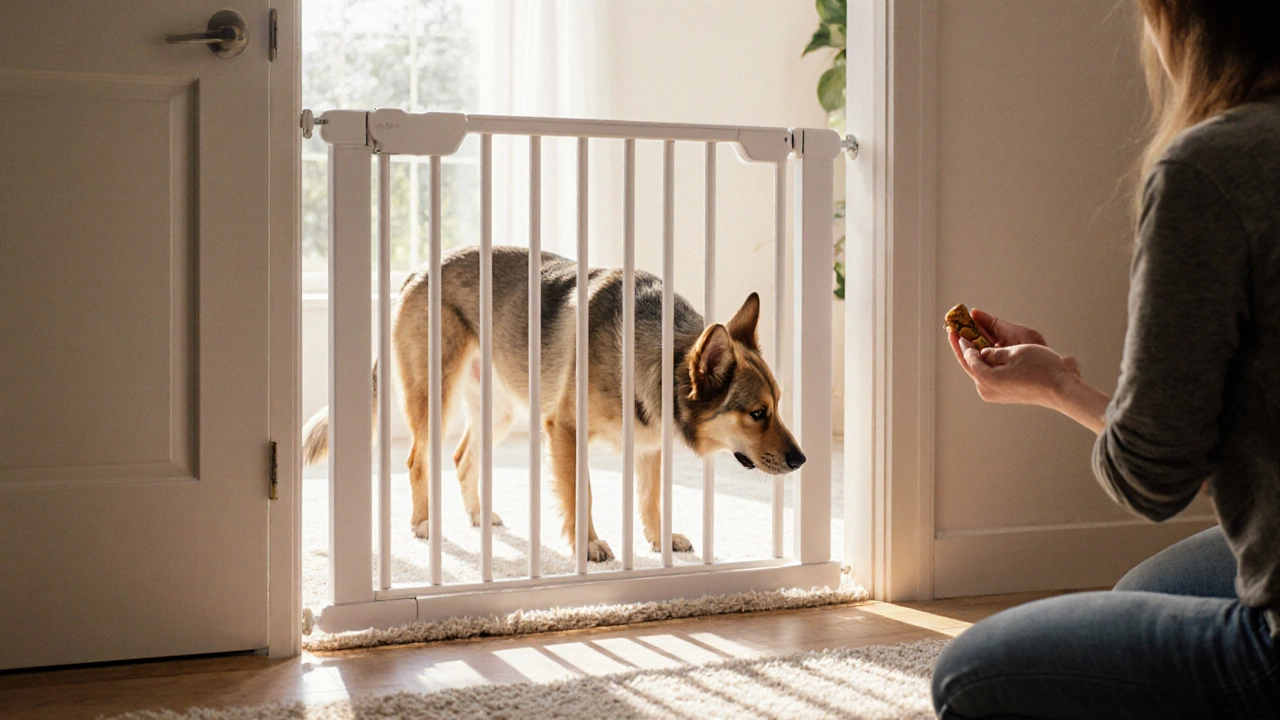 How to Train Your Dog to Accept a Baby Gate